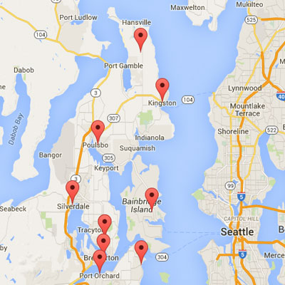 KRL serves the Kitsap Peninsula in Washington state
